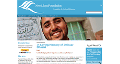 Desktop Screenshot of newlibyafoundation.org